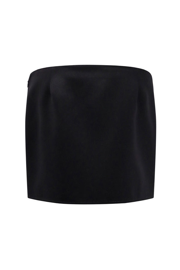 MINI SKIRT IN WOOL WITH 4G LIQUID DETAIL - 2