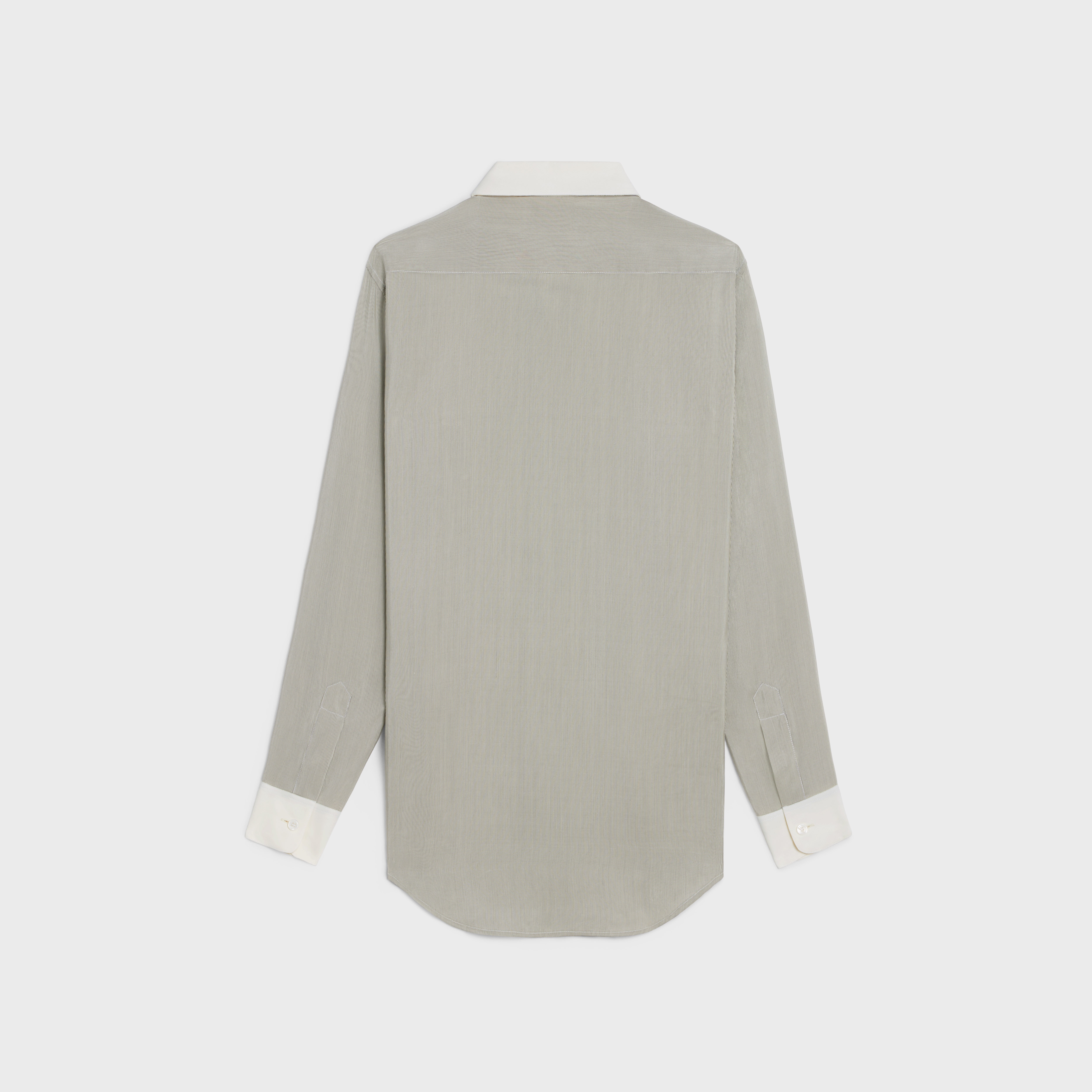 romy shirt in striped silk - 2