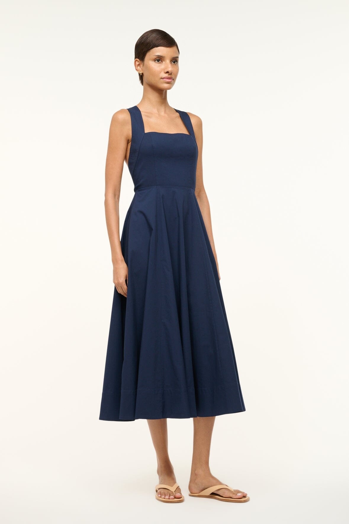 STAUD TERESA DRESS NAVY - 2