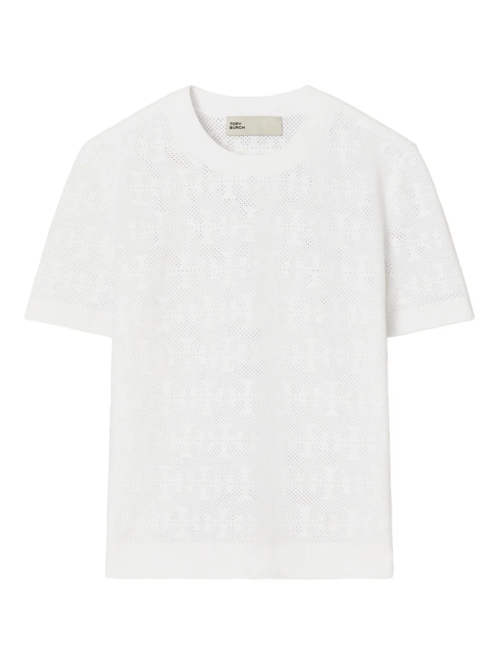patterned short-sleeve top - 1
