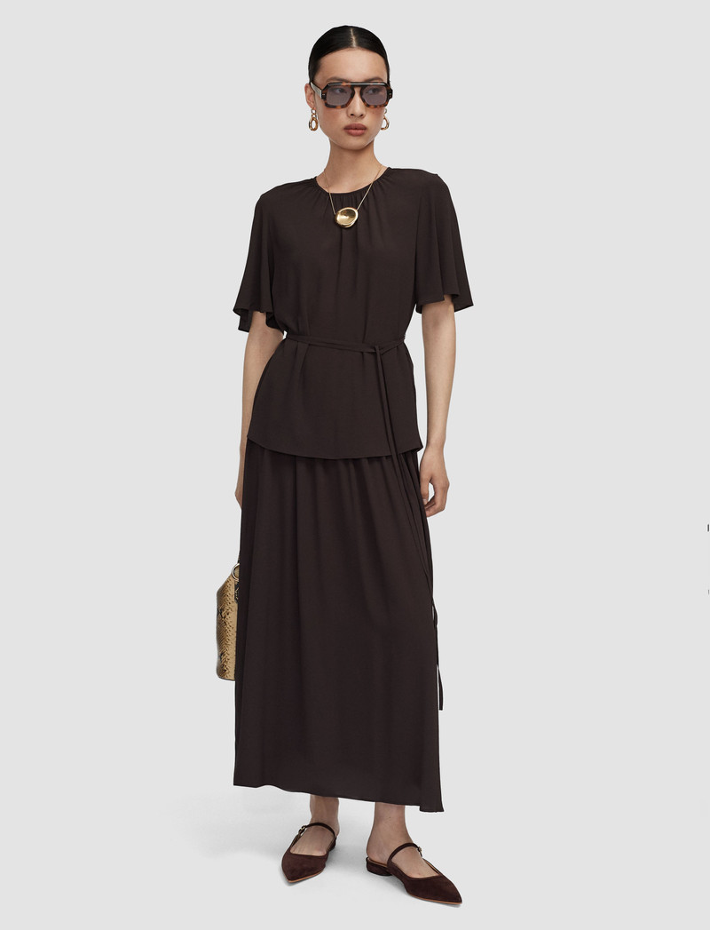 JOSEPH Libby Silk Blend Crepe Top outlook