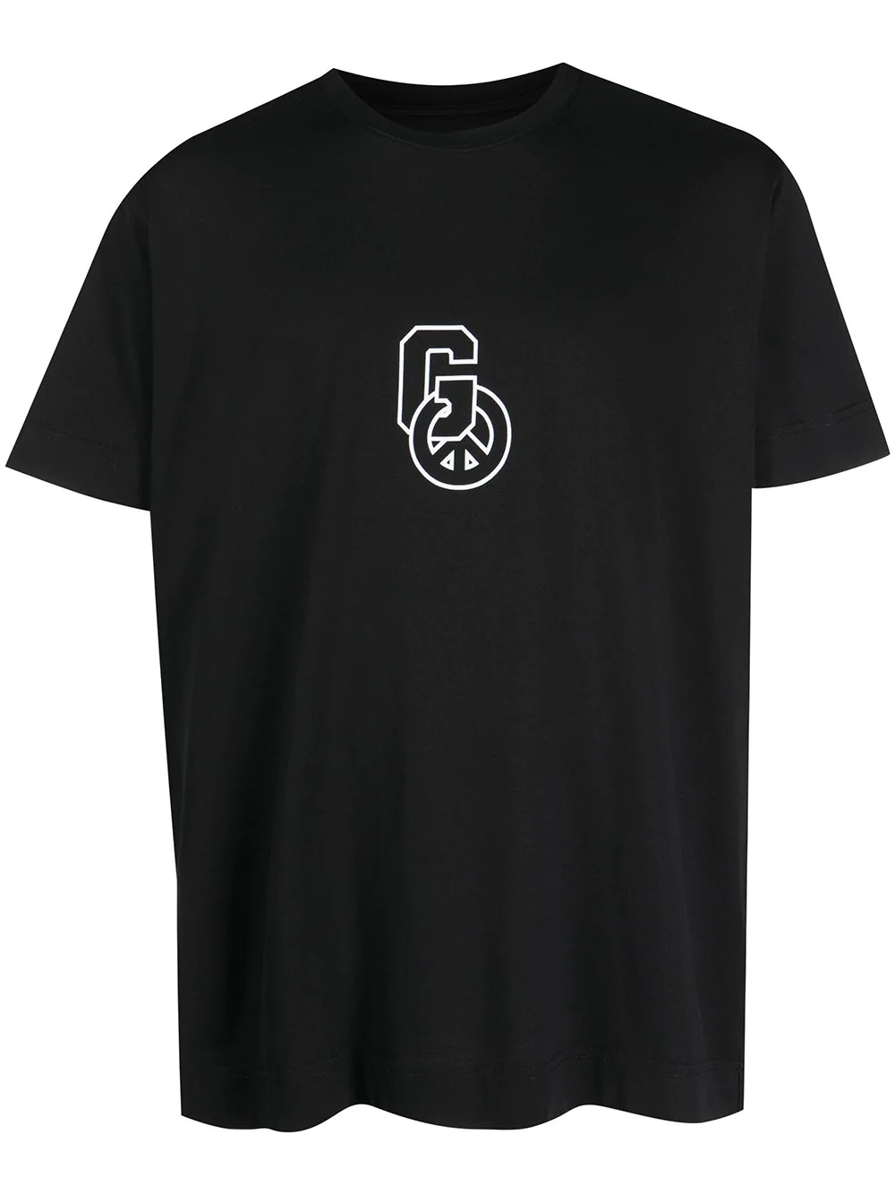 logo-print cotton T-shirt - 1