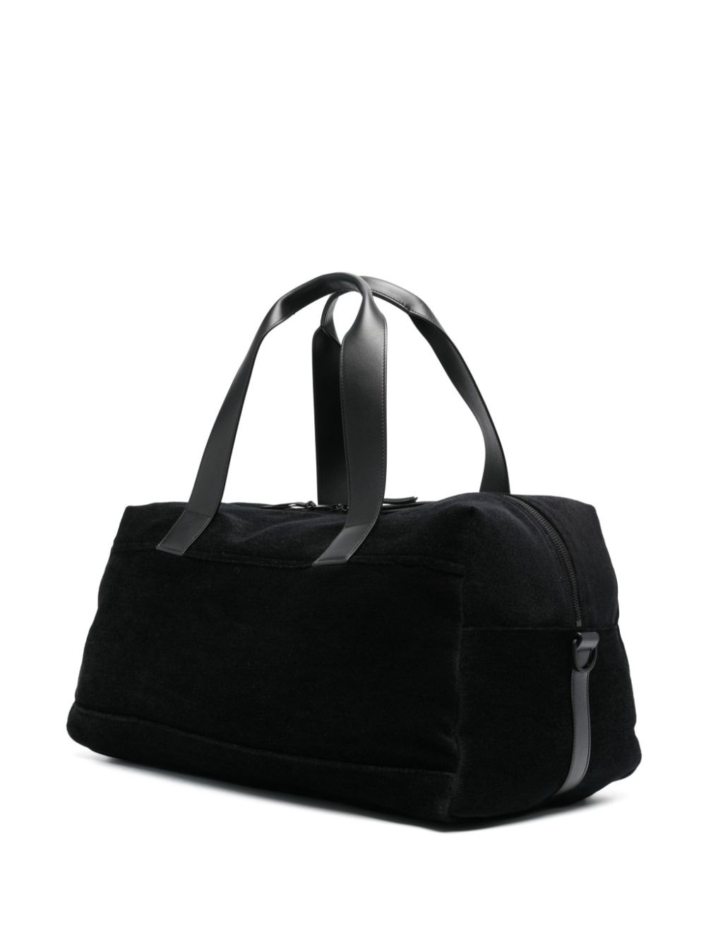logo-jacquard zipped duffle bag - 2