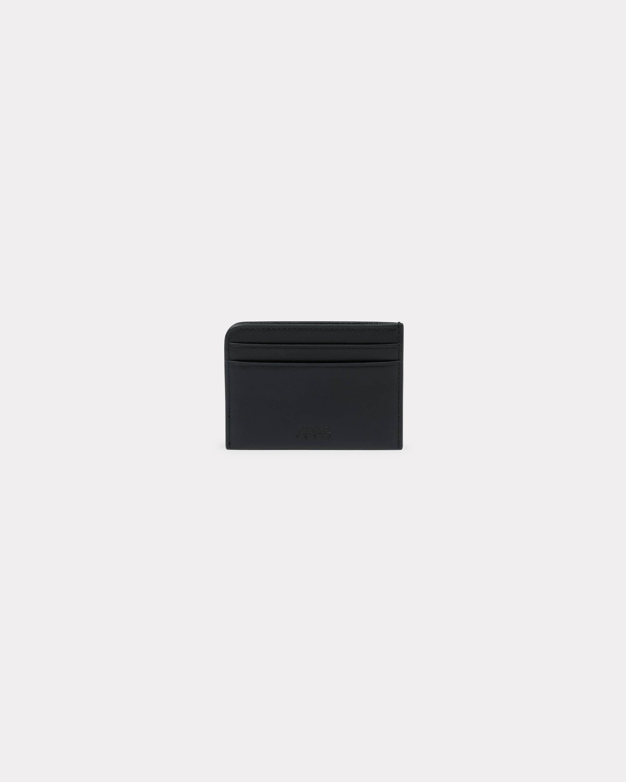 'KENZO Happy Tiger' card holder in leather - 2