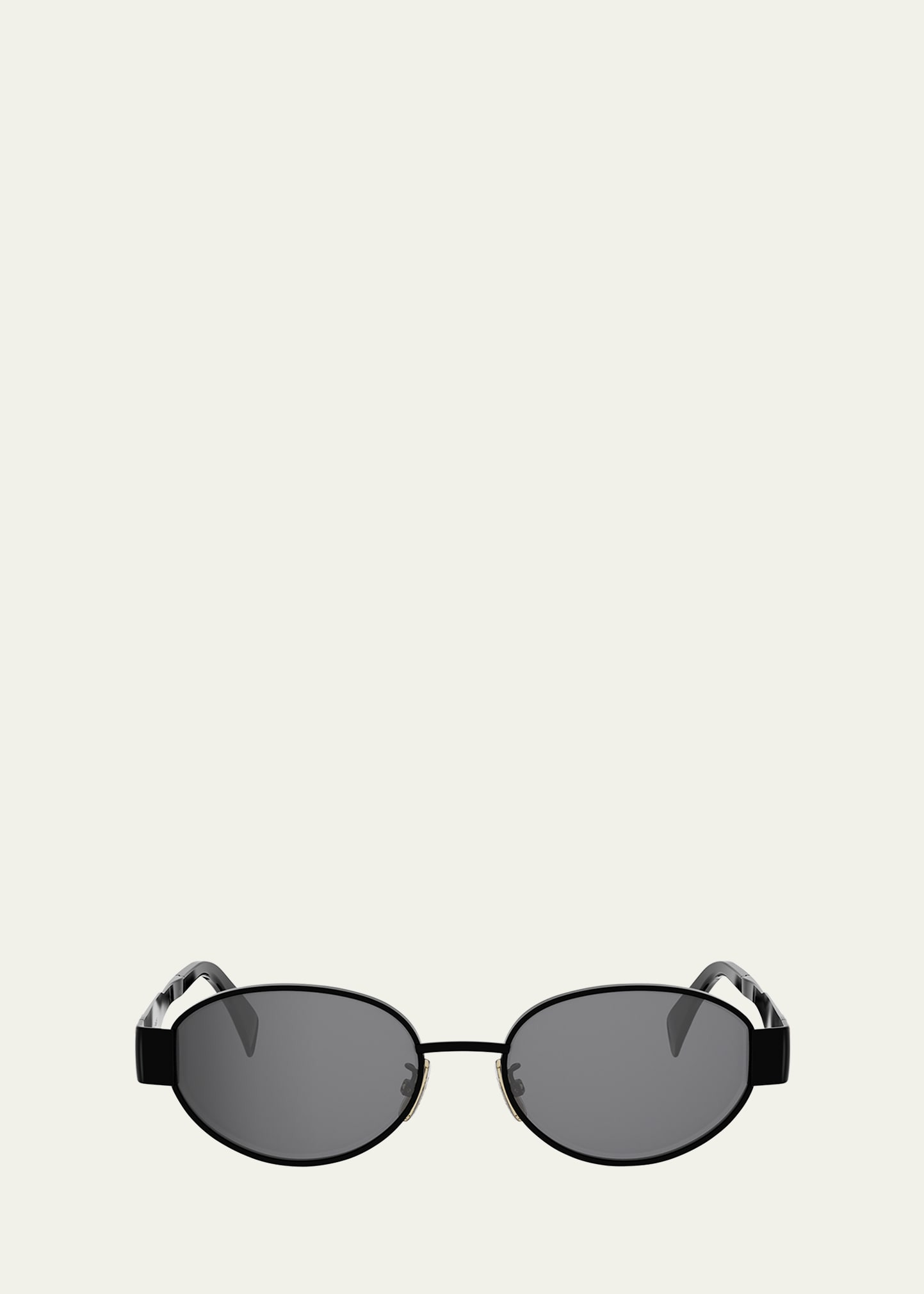 Triomphe Oval Metal Sunglasses - 1