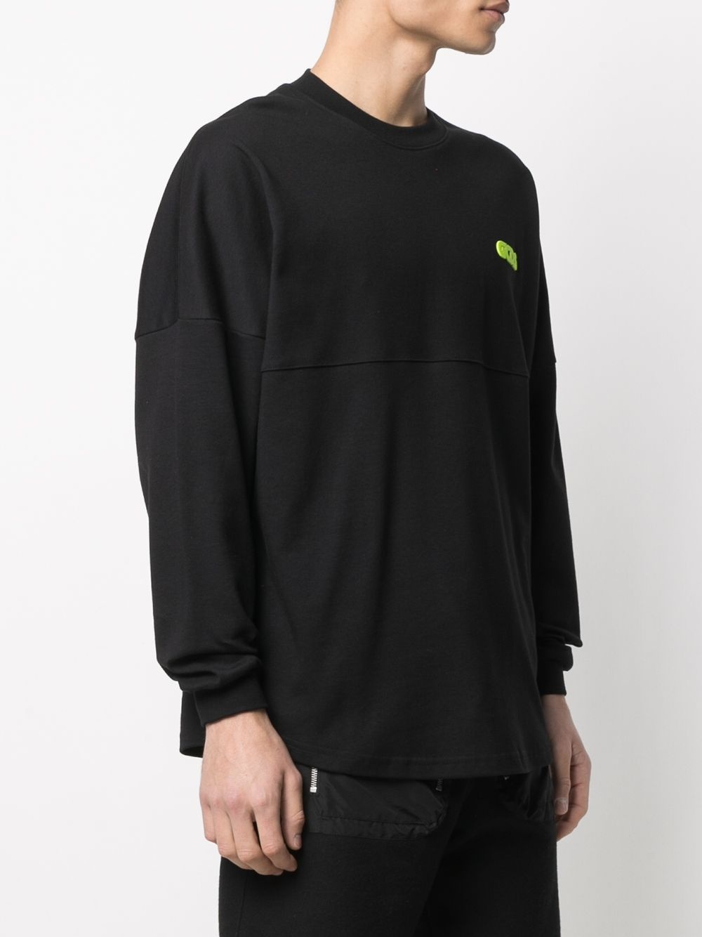 logo-print long-sleeved t-shirt - 3