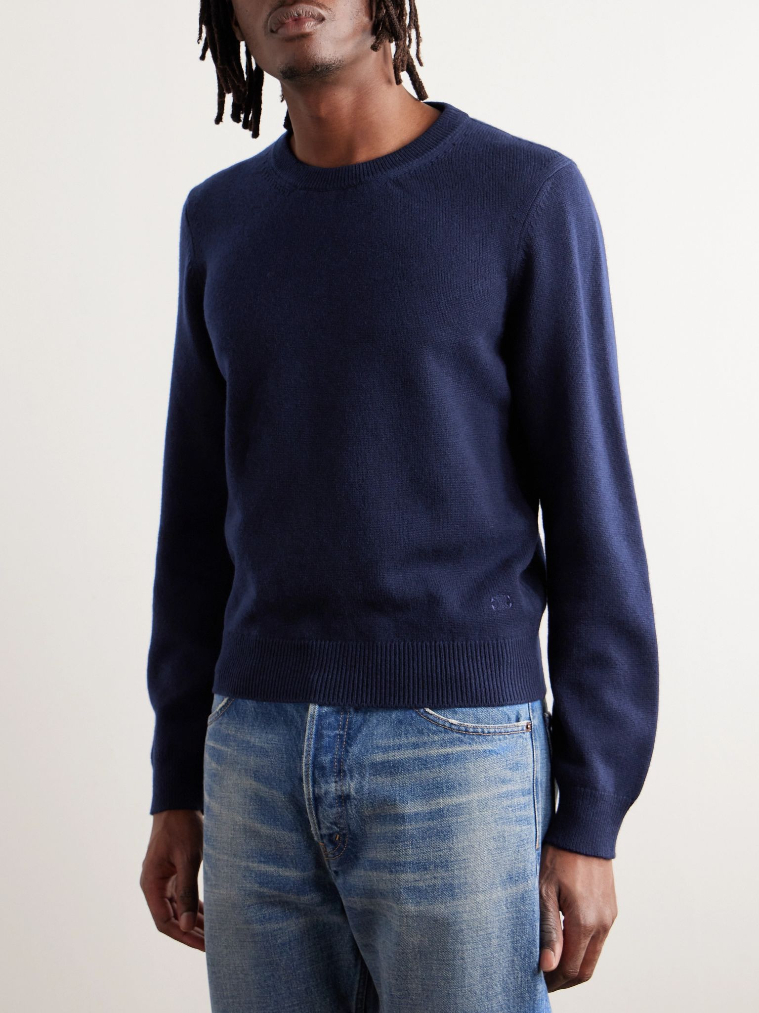 Cashmere Sweater Navy - 3
