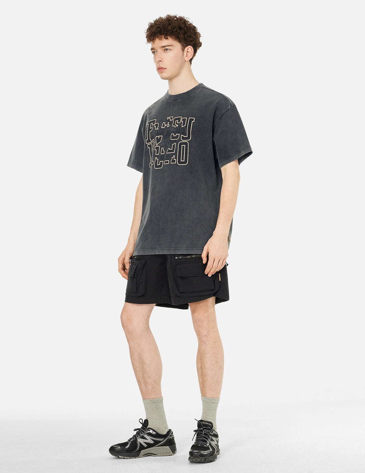 Sketch Logo Print Relax Fit T-Shirt - 3