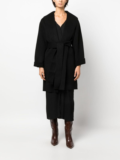 BY MALENE BIRGER shawl-lapels tie-waist coat outlook