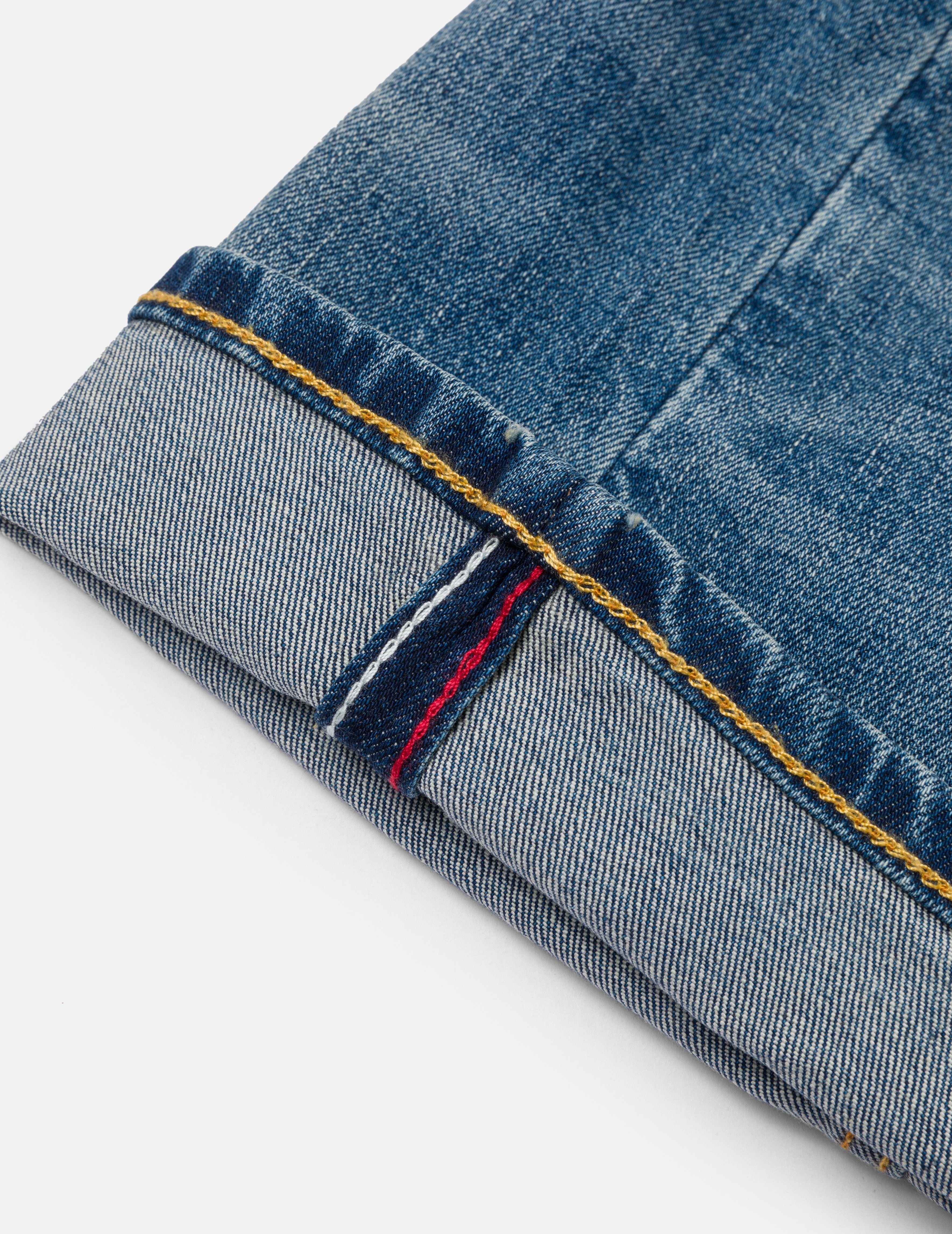2-Tone Inserted Daicock Regular Fit Jeans #2000 - 10