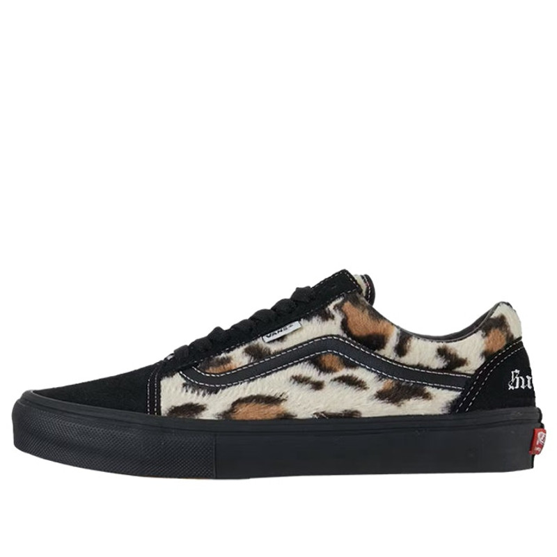 Vans Old Skool x Supreme Shoes 'Black White Brown' VN0A5FCBBM8 - 1