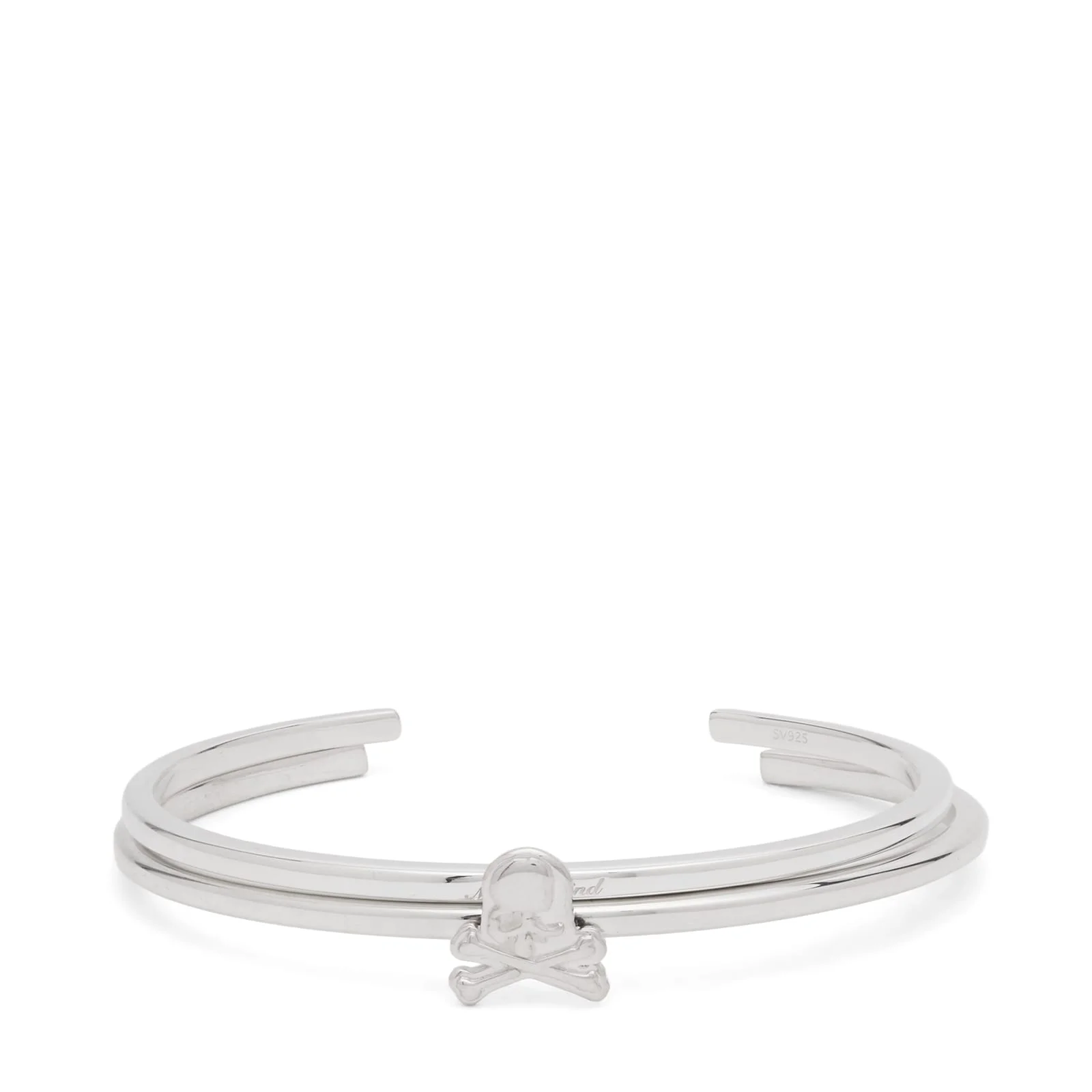 MASTERMIND WORLD Silver Skull Bangle - 1