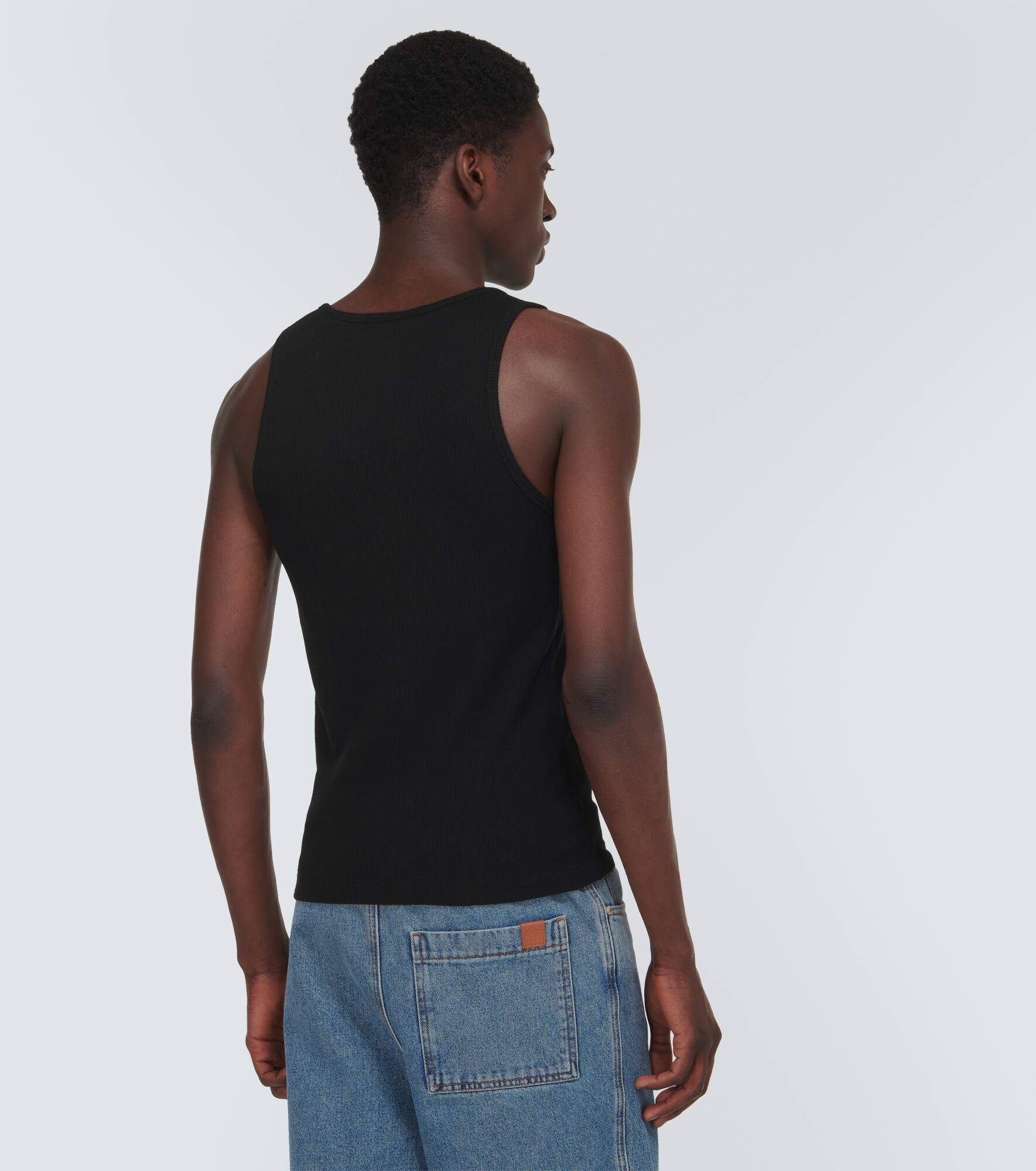Anagram cotton-blend tank top - 4