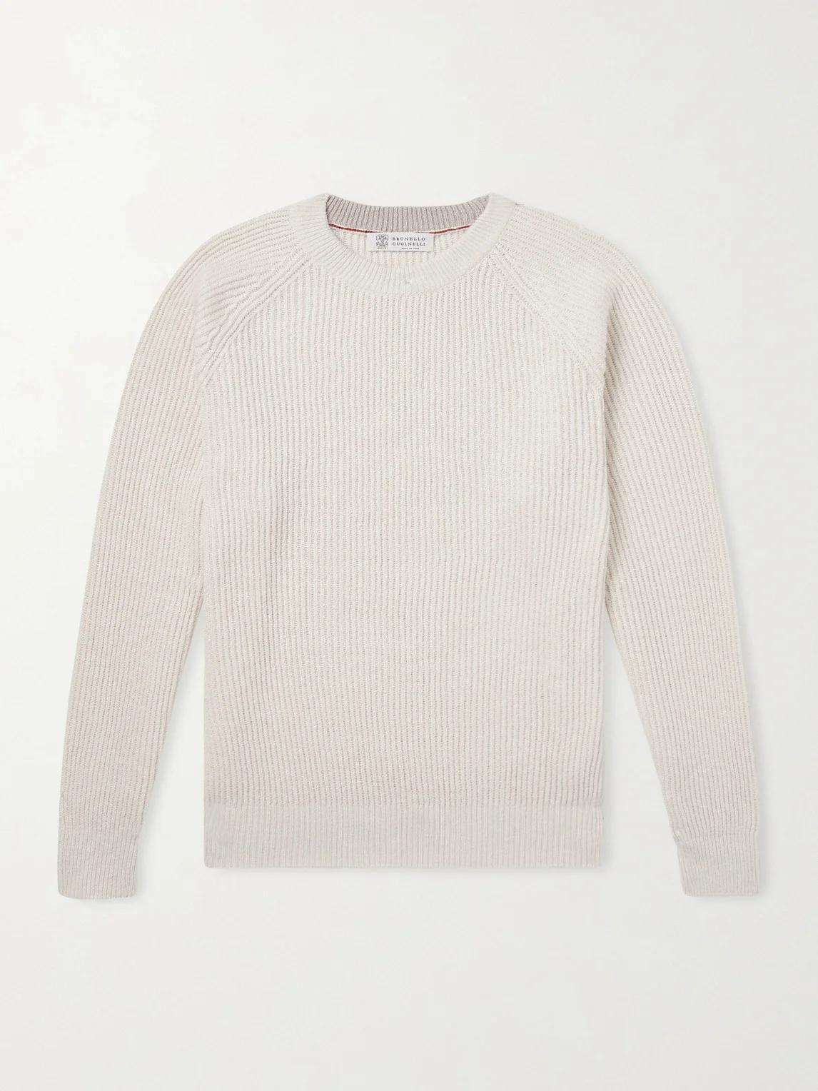 Ribbed Cotton Sweater - 1
