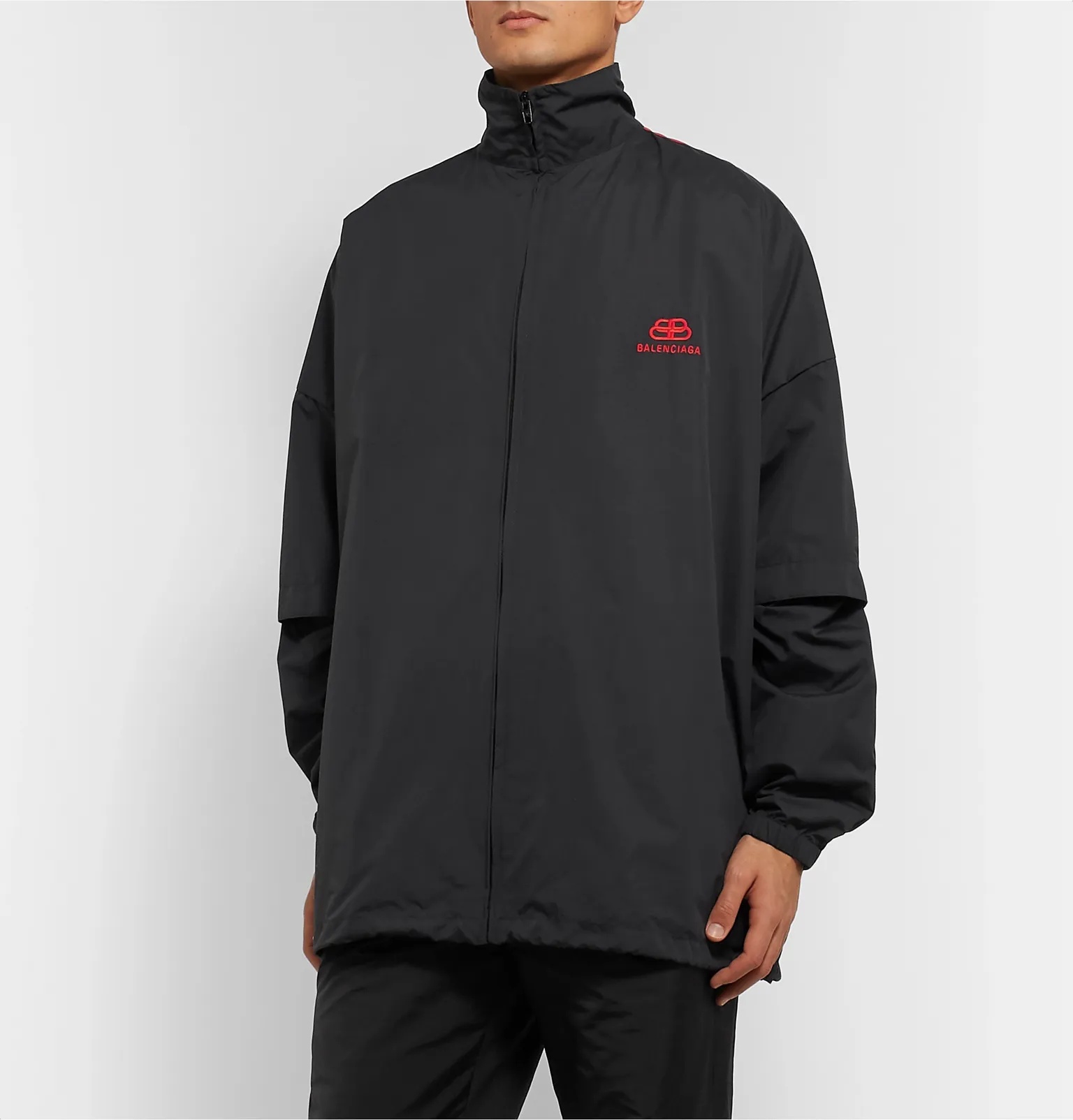 Logo-Embroidered Shell Jacket - 4