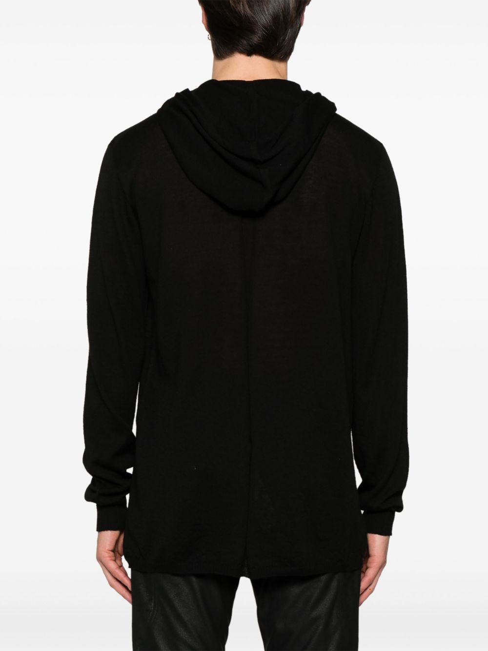fine-knit hoodie - 4