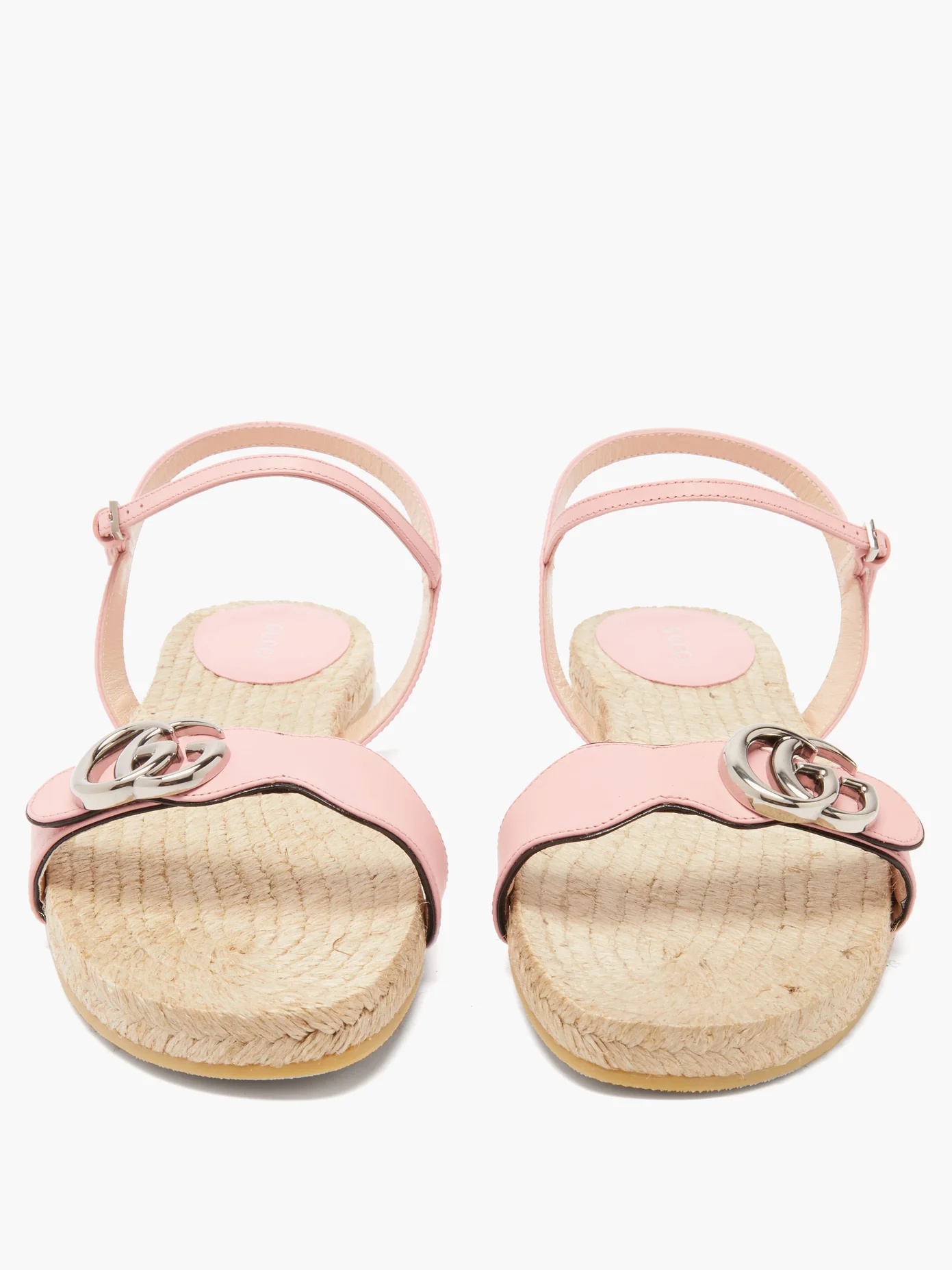 Aitana leather and jute sandals - 5