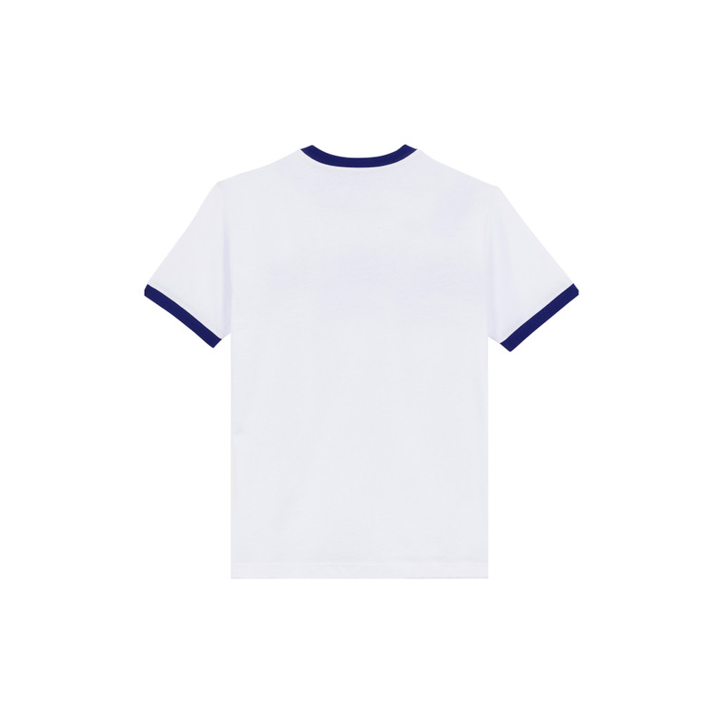 Vilebrequin Men Cotton Light Jersey T-shirt Bicolor Logo outlook