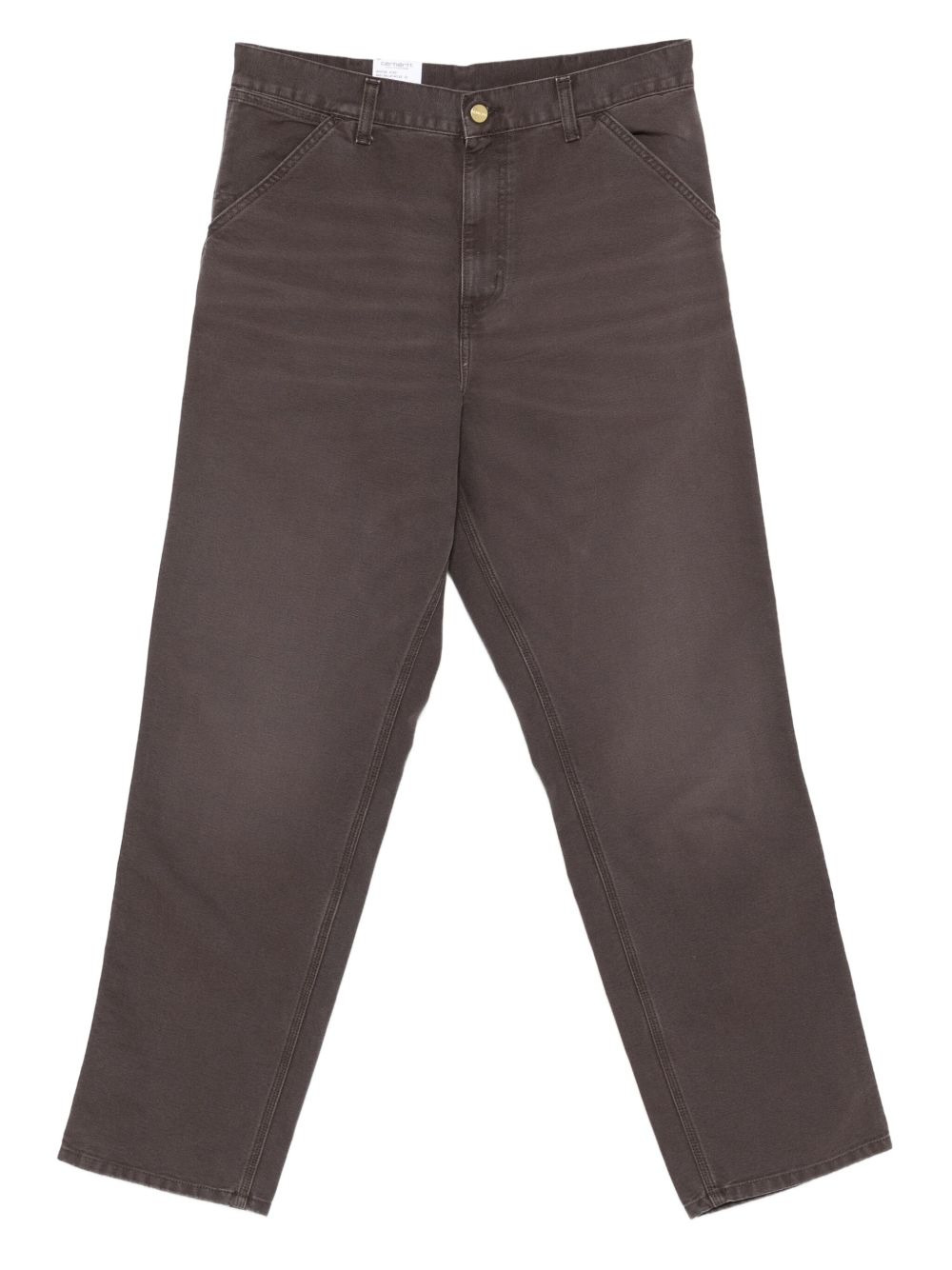double-pocket cotton jeans - 1