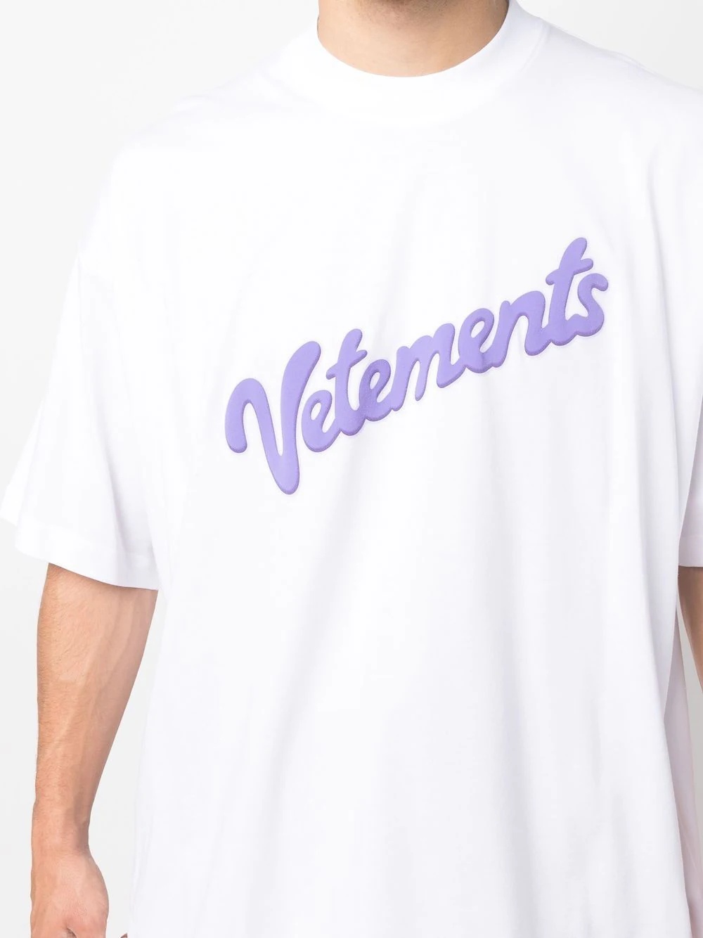 logo-print short-sleeved T-shirt - 6