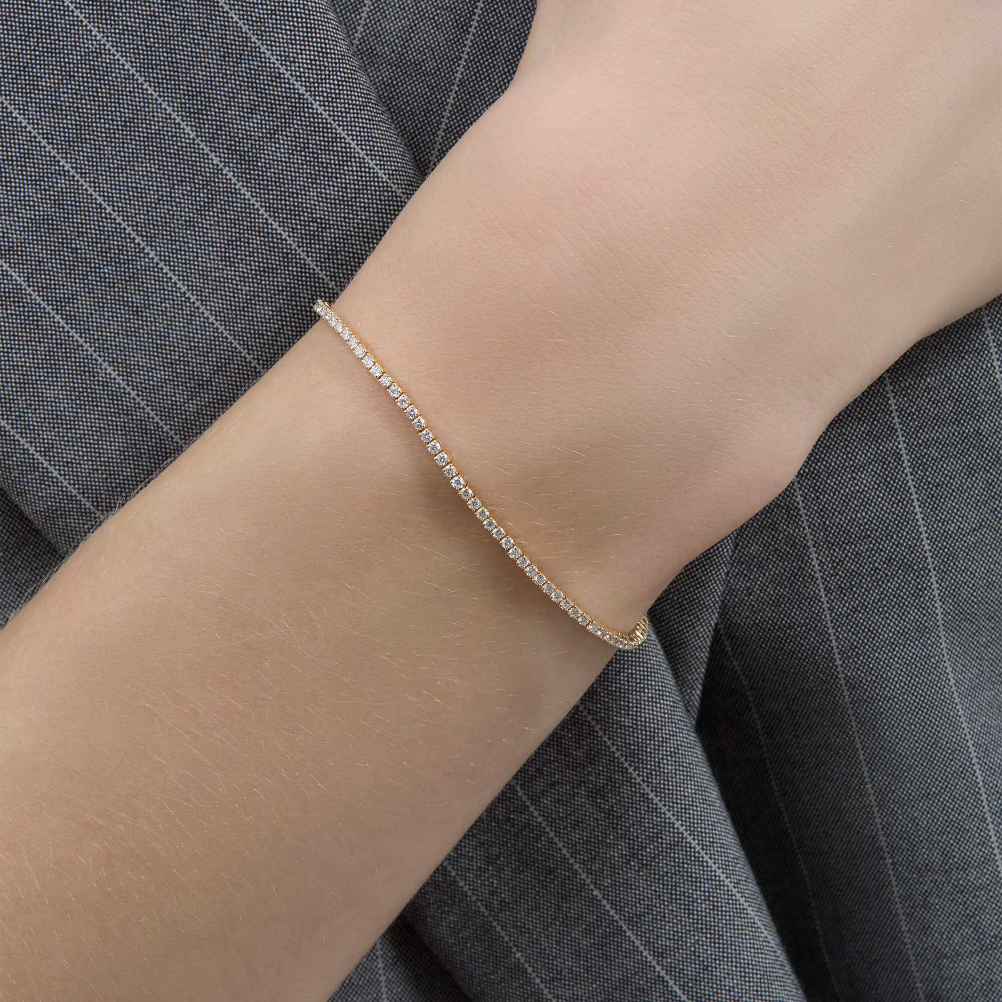 The Essential Dainty Tennis Bracelet - 2