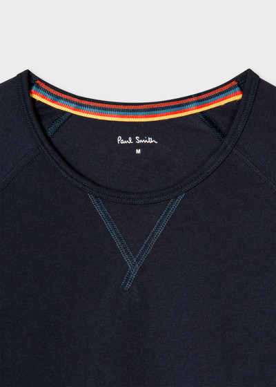 Paul Smith Navy Jersey Cotton Long-Sleeve Lounge Top outlook