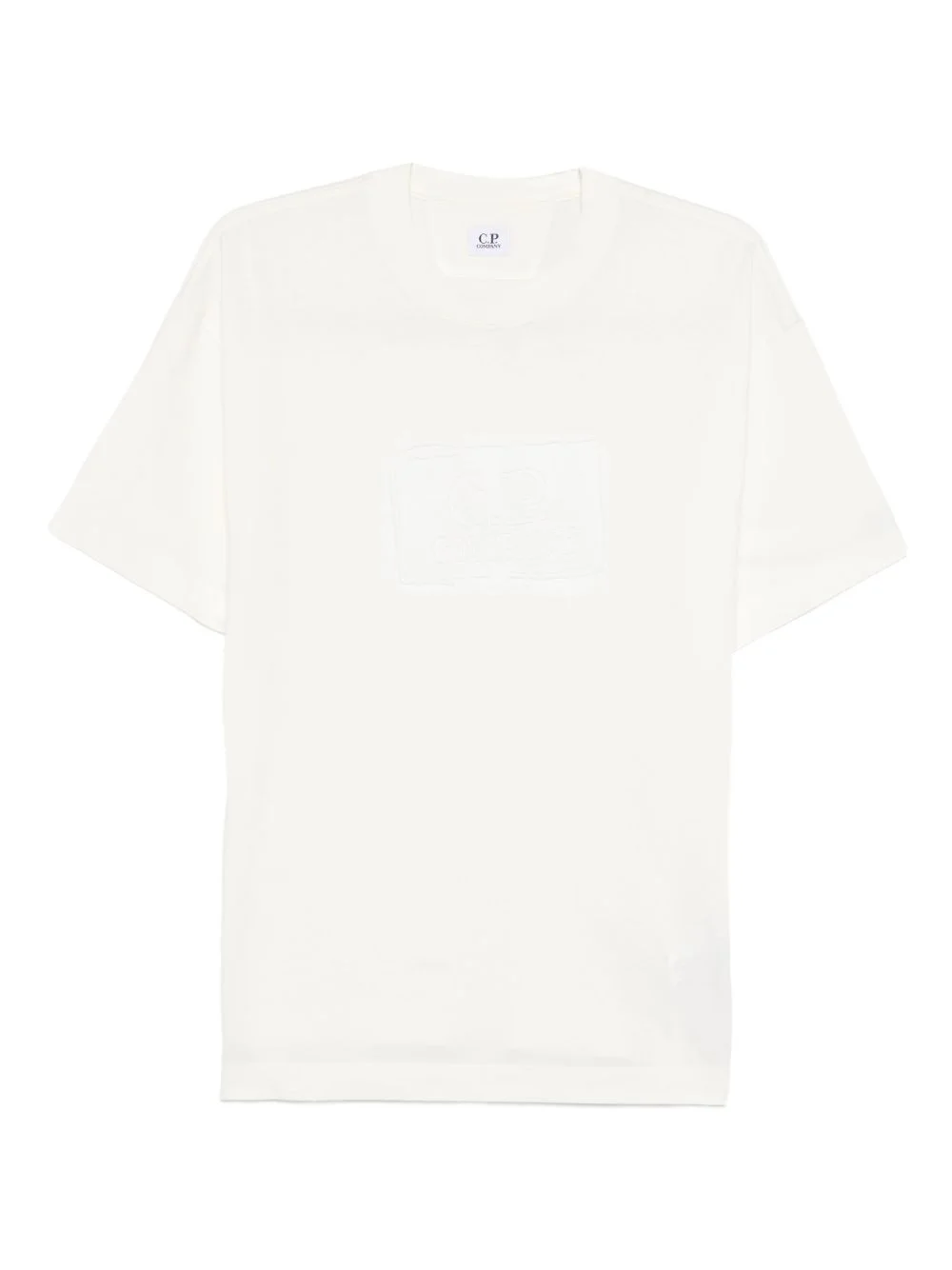 logo-embossed t-shirt - 1