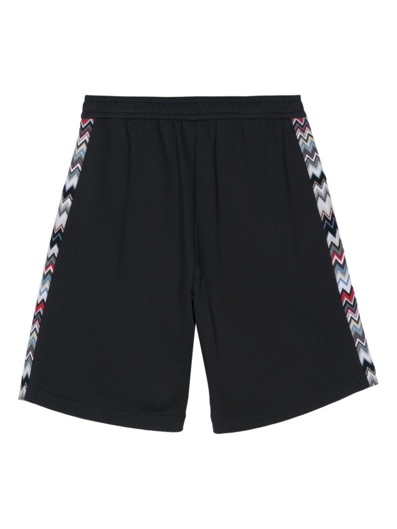 Missoni zigzag-detail cotton shorts outlook
