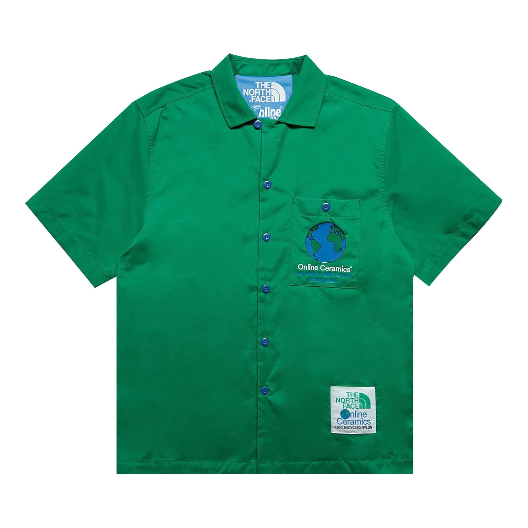 The North Face x Online Ceramics Short-Sleeve Shirt 'Arden Green' - 1