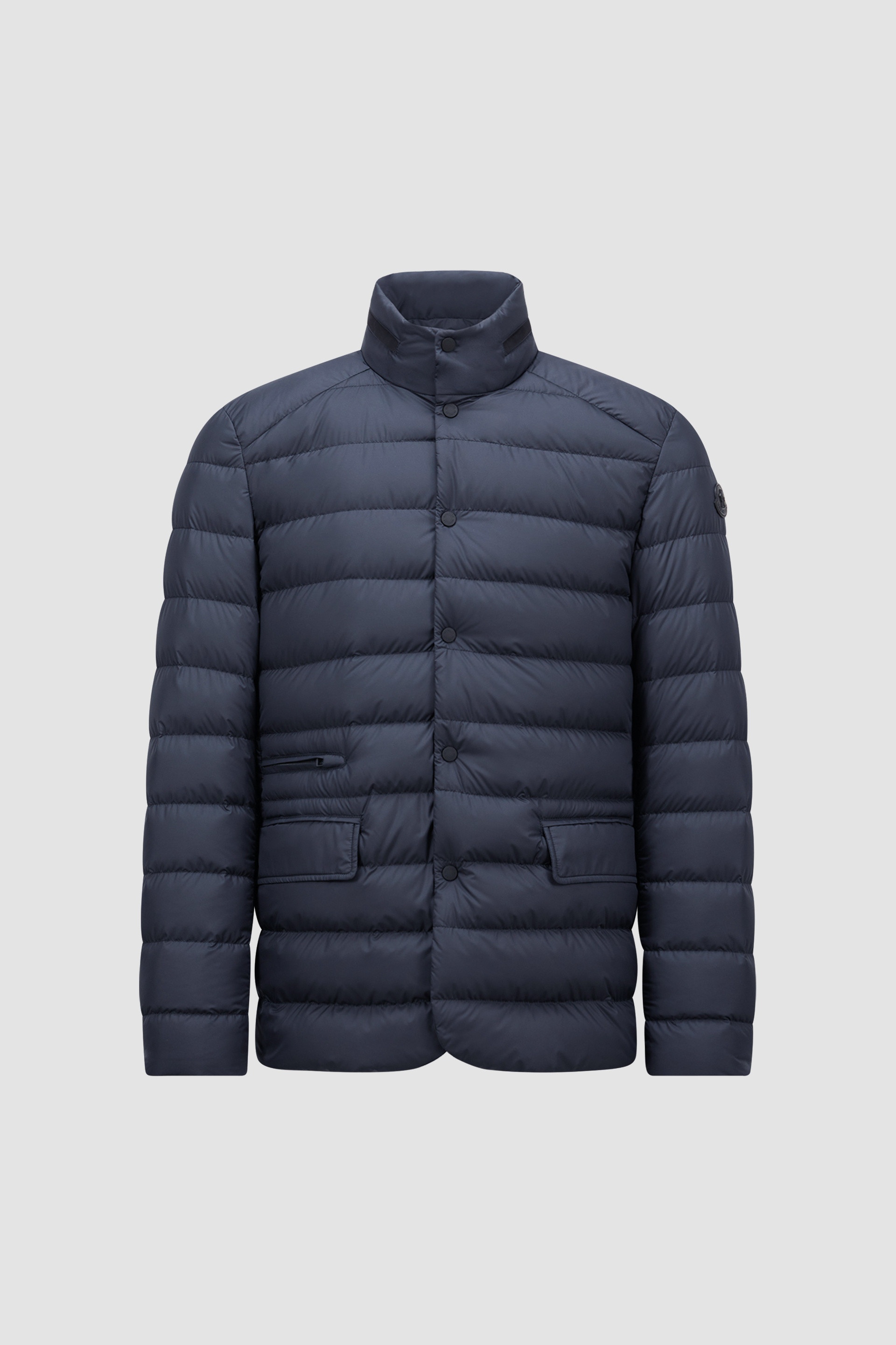 Carrelet Leather-Trimmed Down Blazer - 1