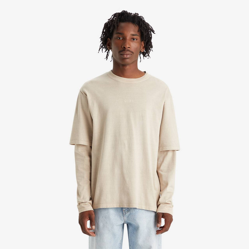 LONG SLEEVE TWOFER T-SHIRT 2