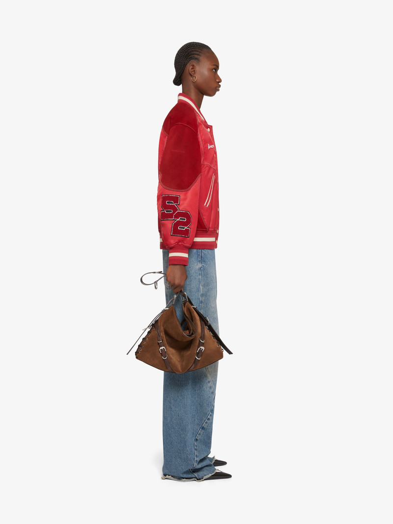 GIVENCHY COLLEGE BI-MATERIAL VARSITY JACKET 3