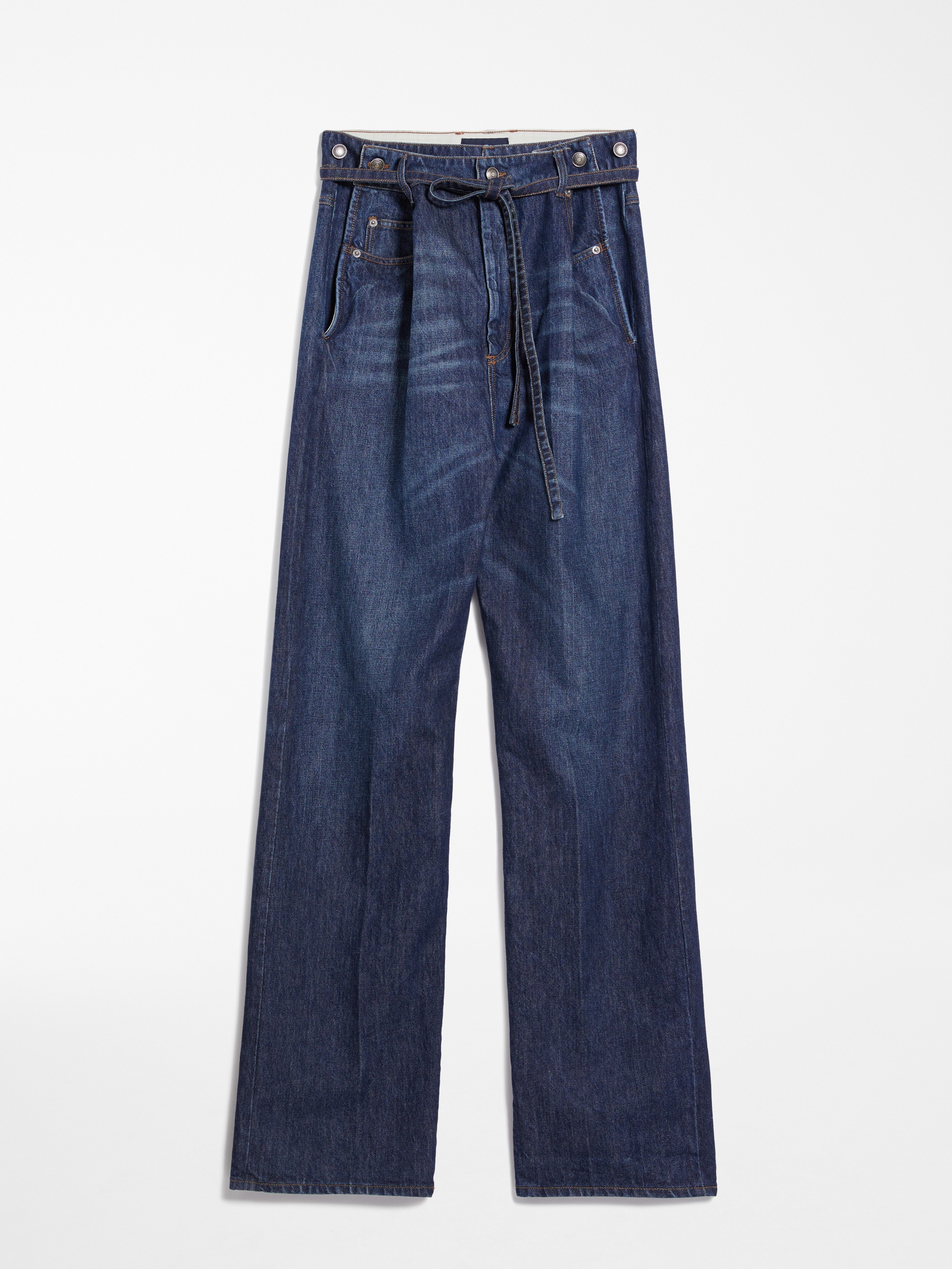 RAGNO Wide-fit belted jeans - 1