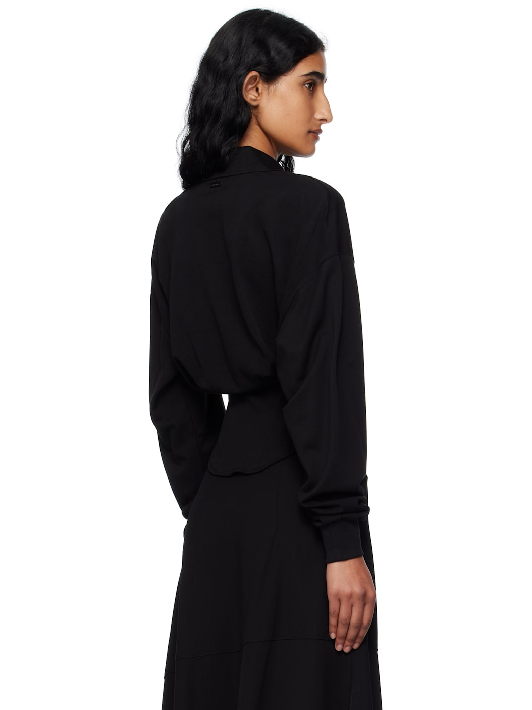 Black Corseted Polo - 3