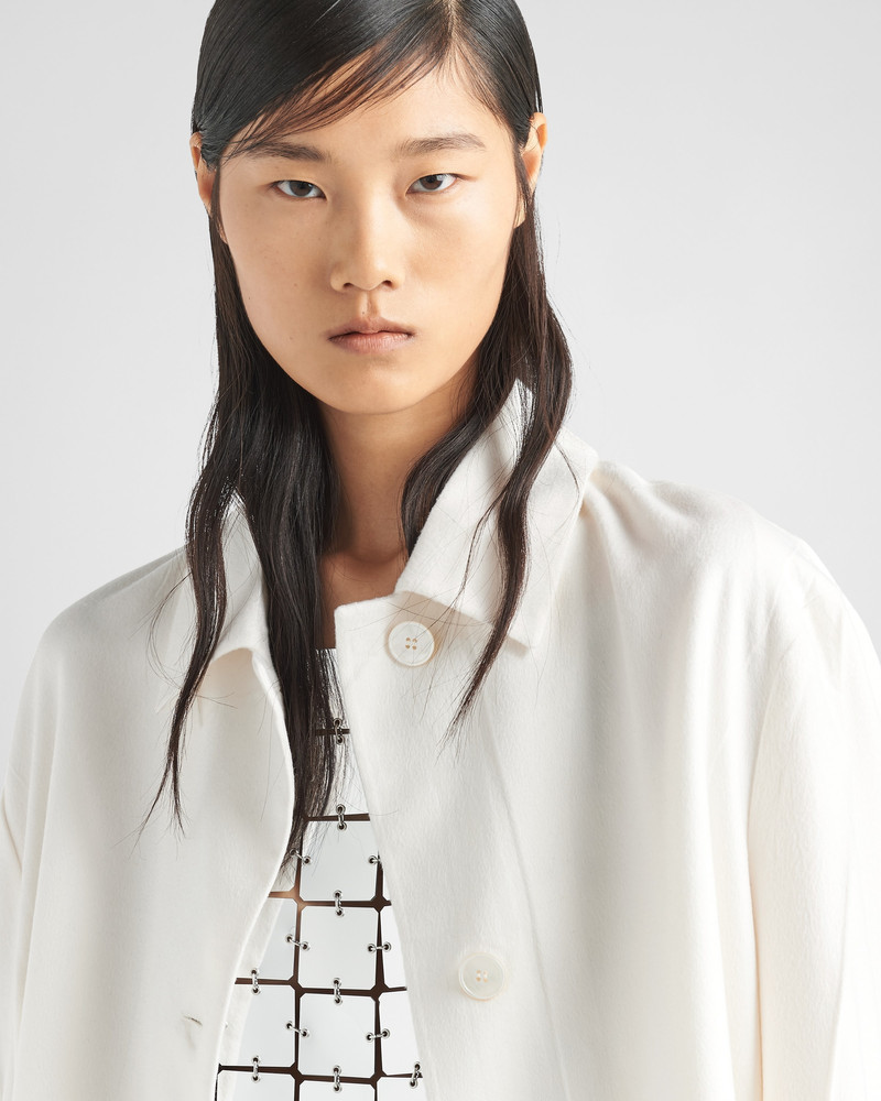 Single-breasted cashmere coat 4