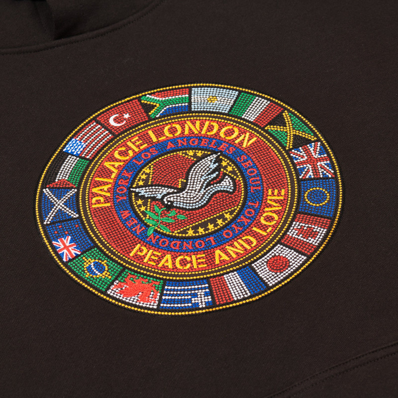 PALACE PALACE NATIONS HOOD BLACK outlook
