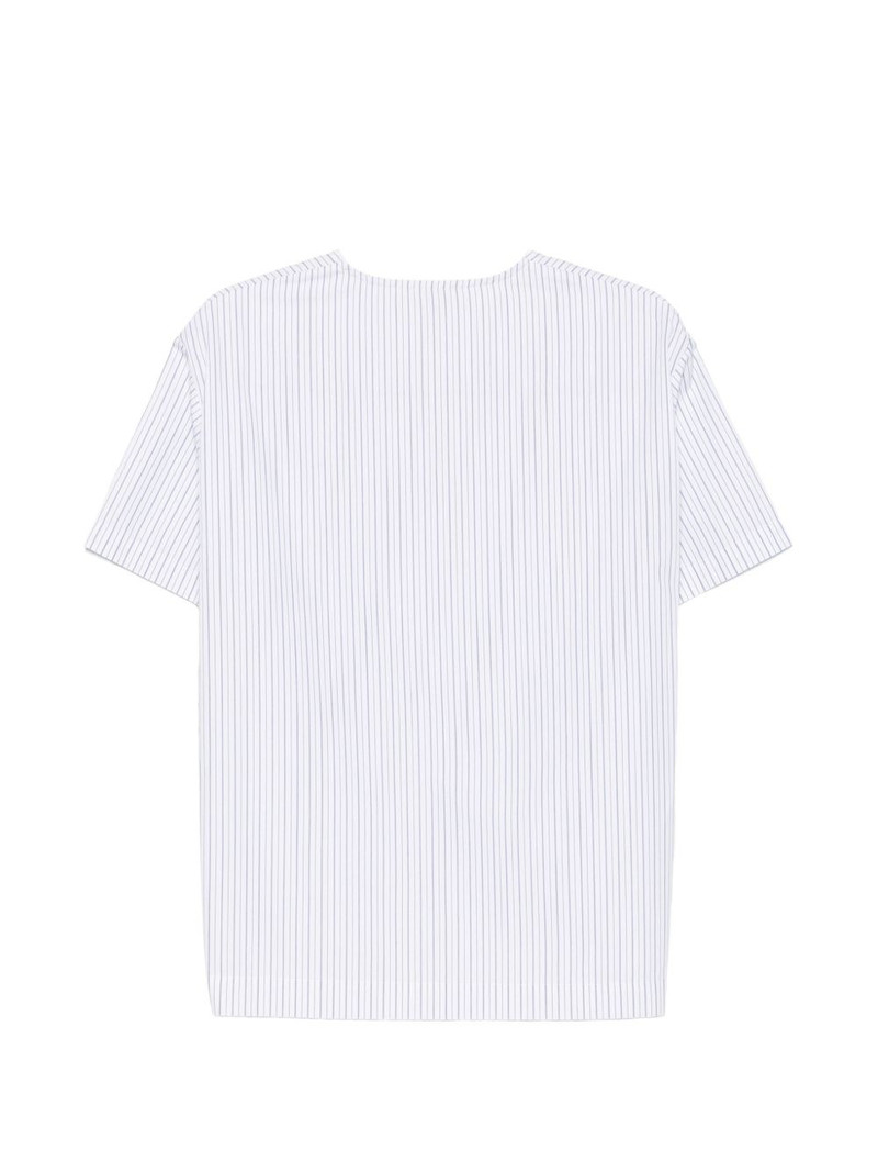 BARENA striped V-neck blouse outlook