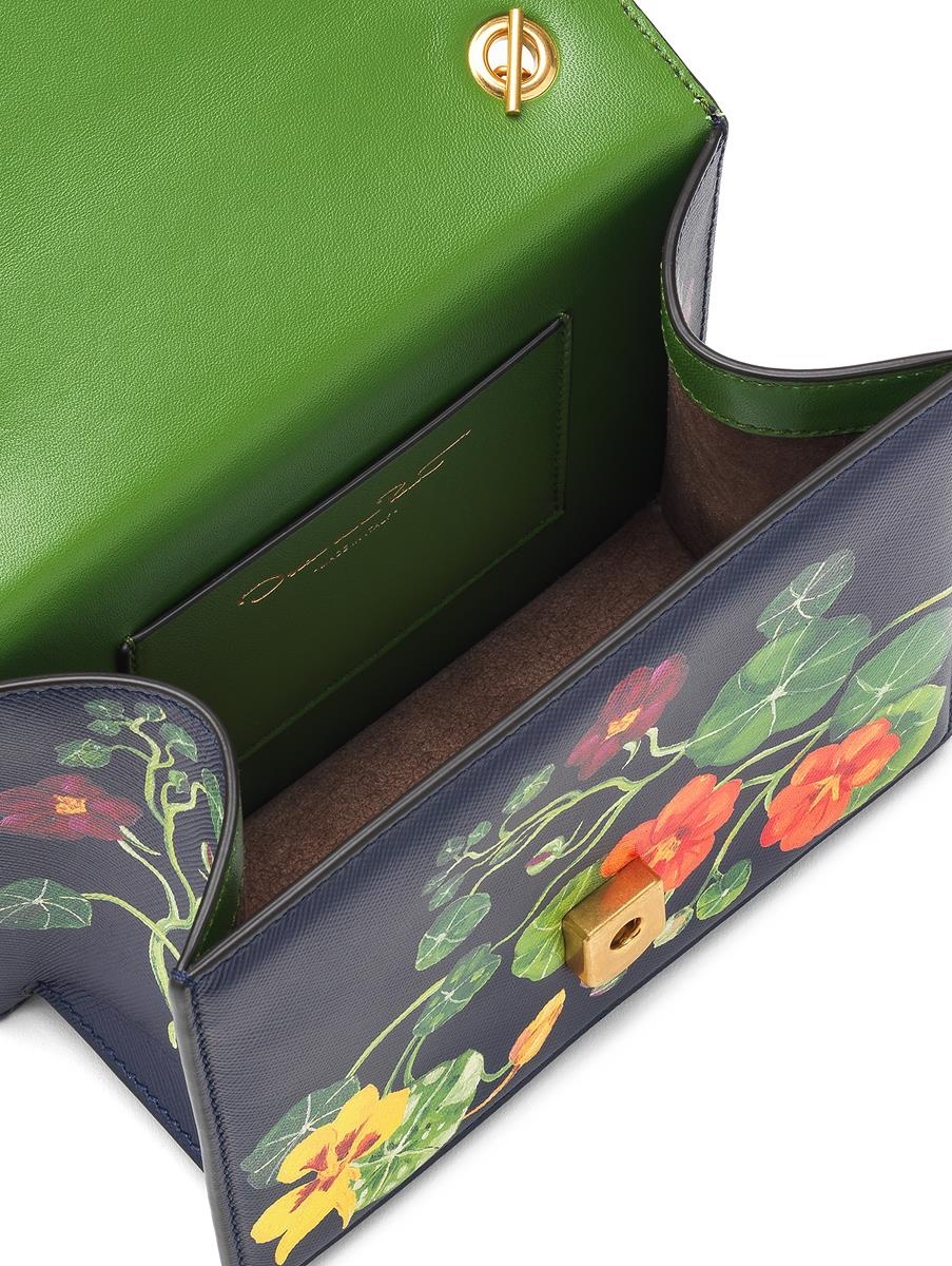 NASTURTIUM PRINTED MINI TRO BAG - 5