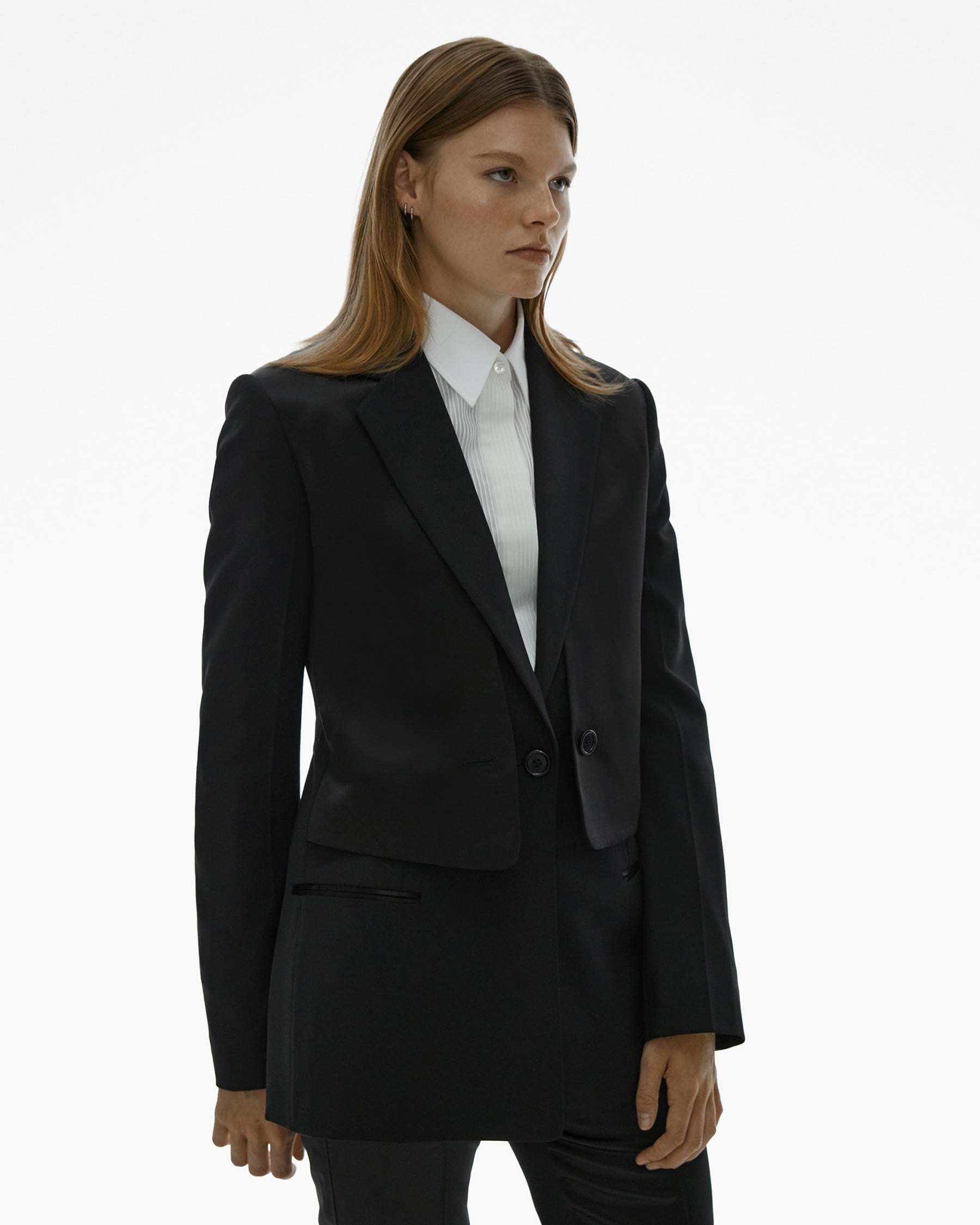 LAYERED CUT-OUT BLAZER - 5
