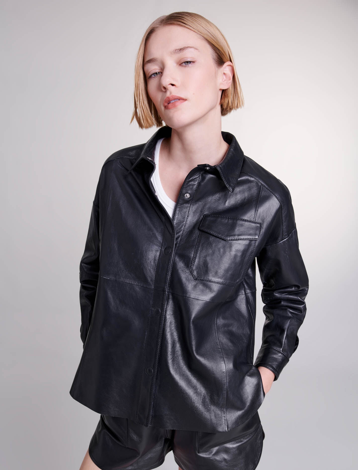 Leather shirt - 8