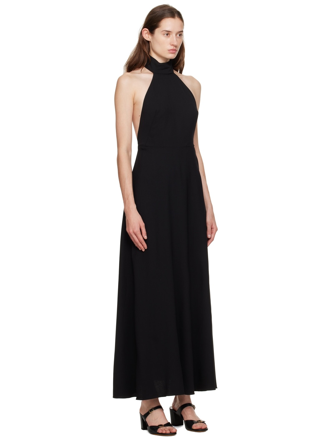 Black T-Back Maxi Dress - 2