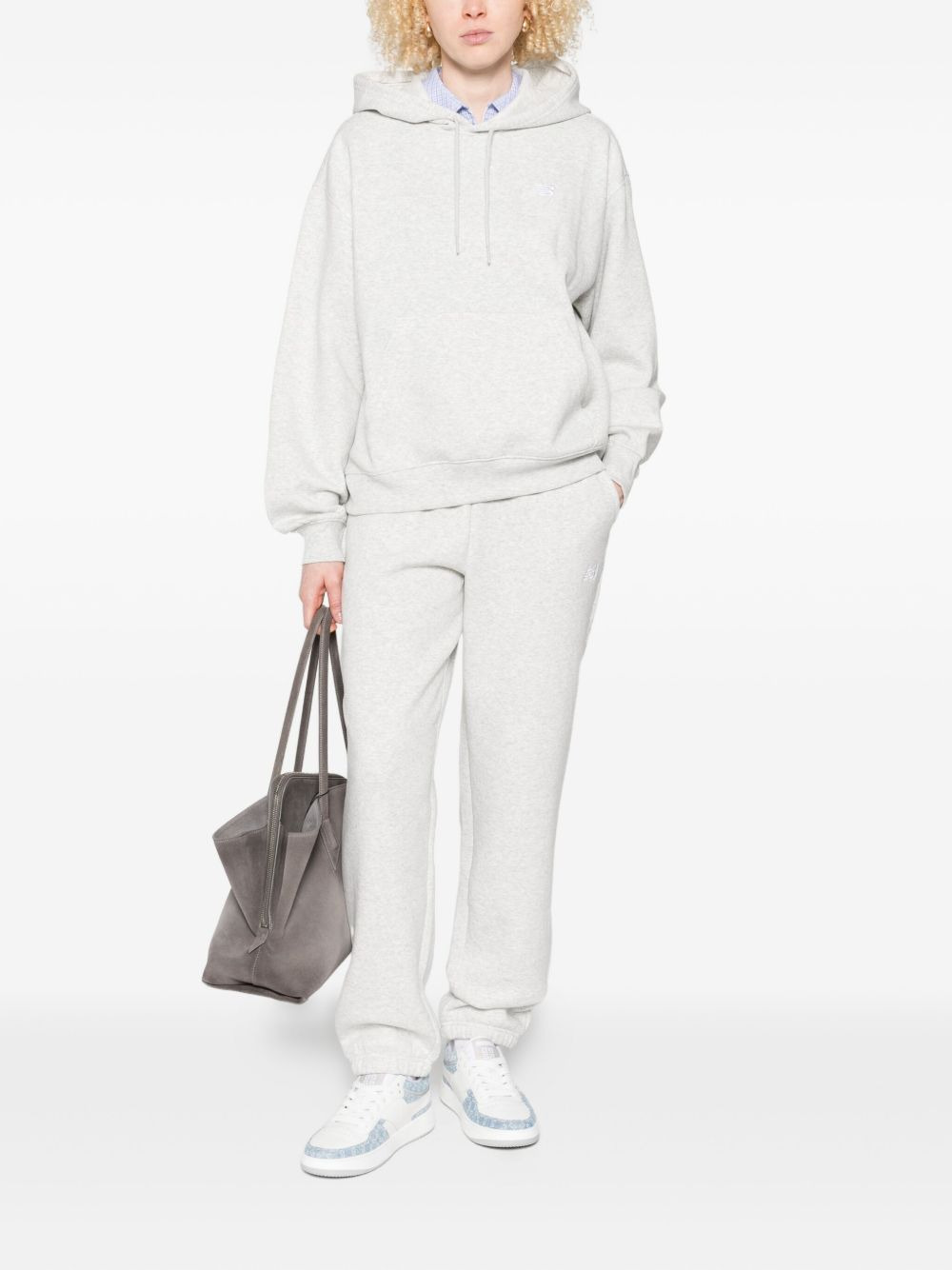 logo-embroidered hoodie - 2