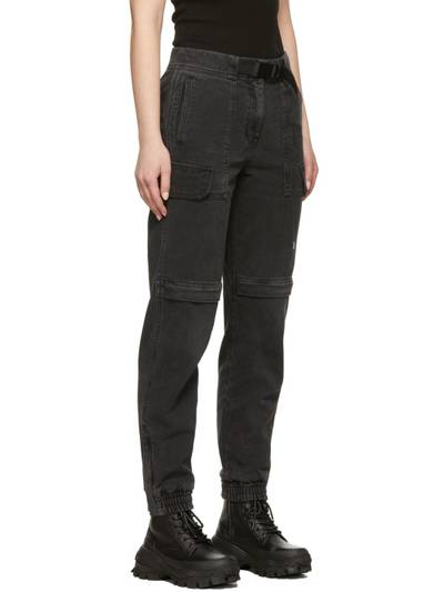 JUUN.J Black Denim Cargo Trousers outlook