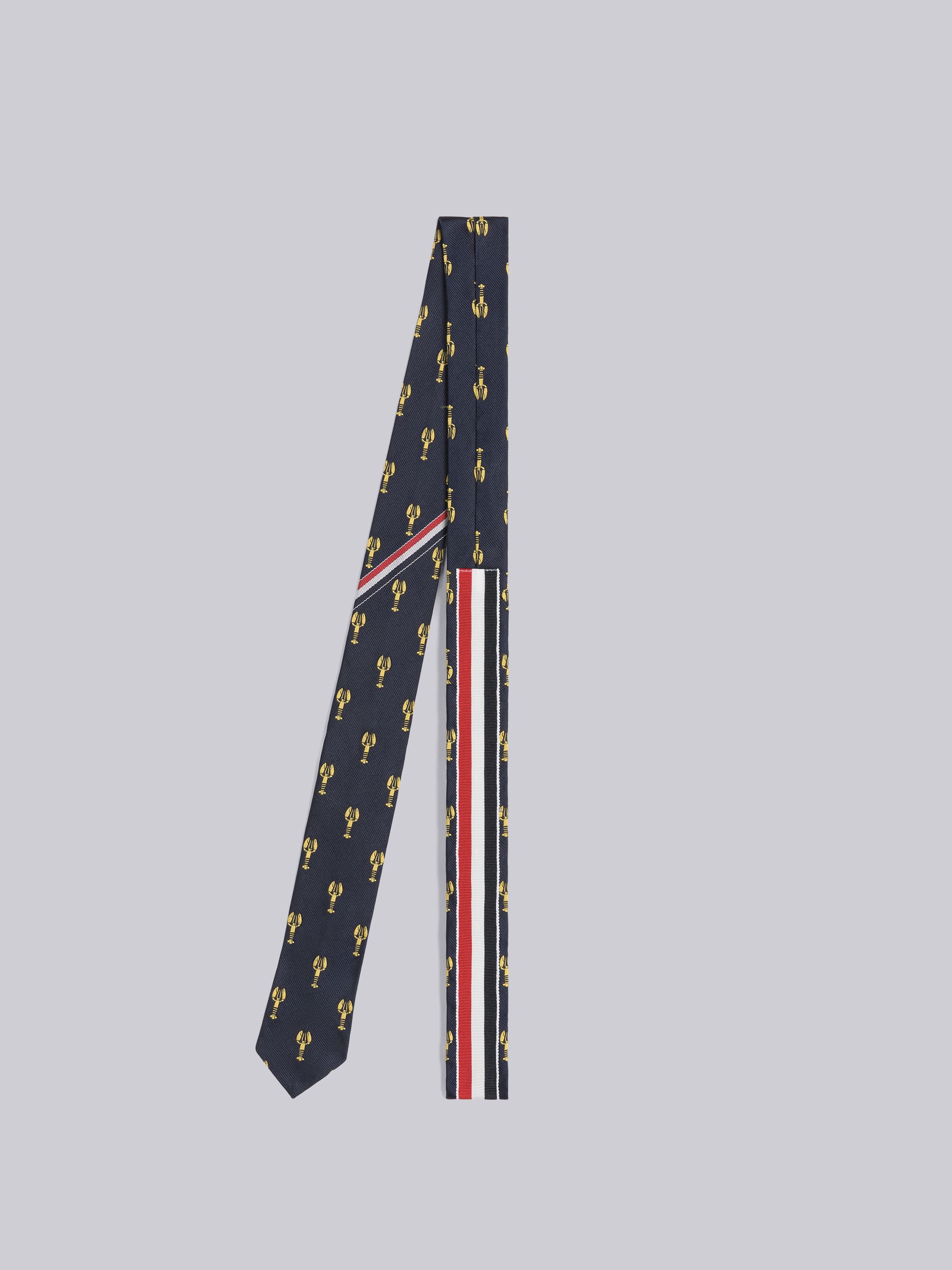 Lobster Jacquard Stripe Classic Tie - 3