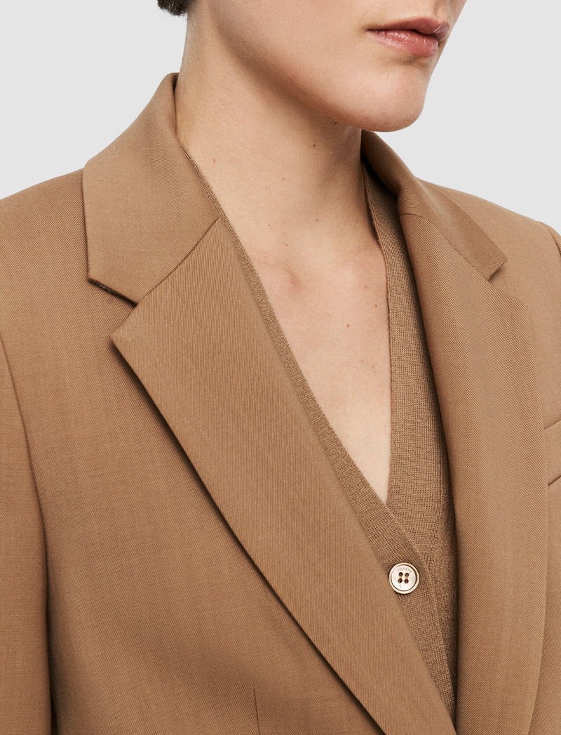 Tailoring Wool Stretch Jackie Jacket 5