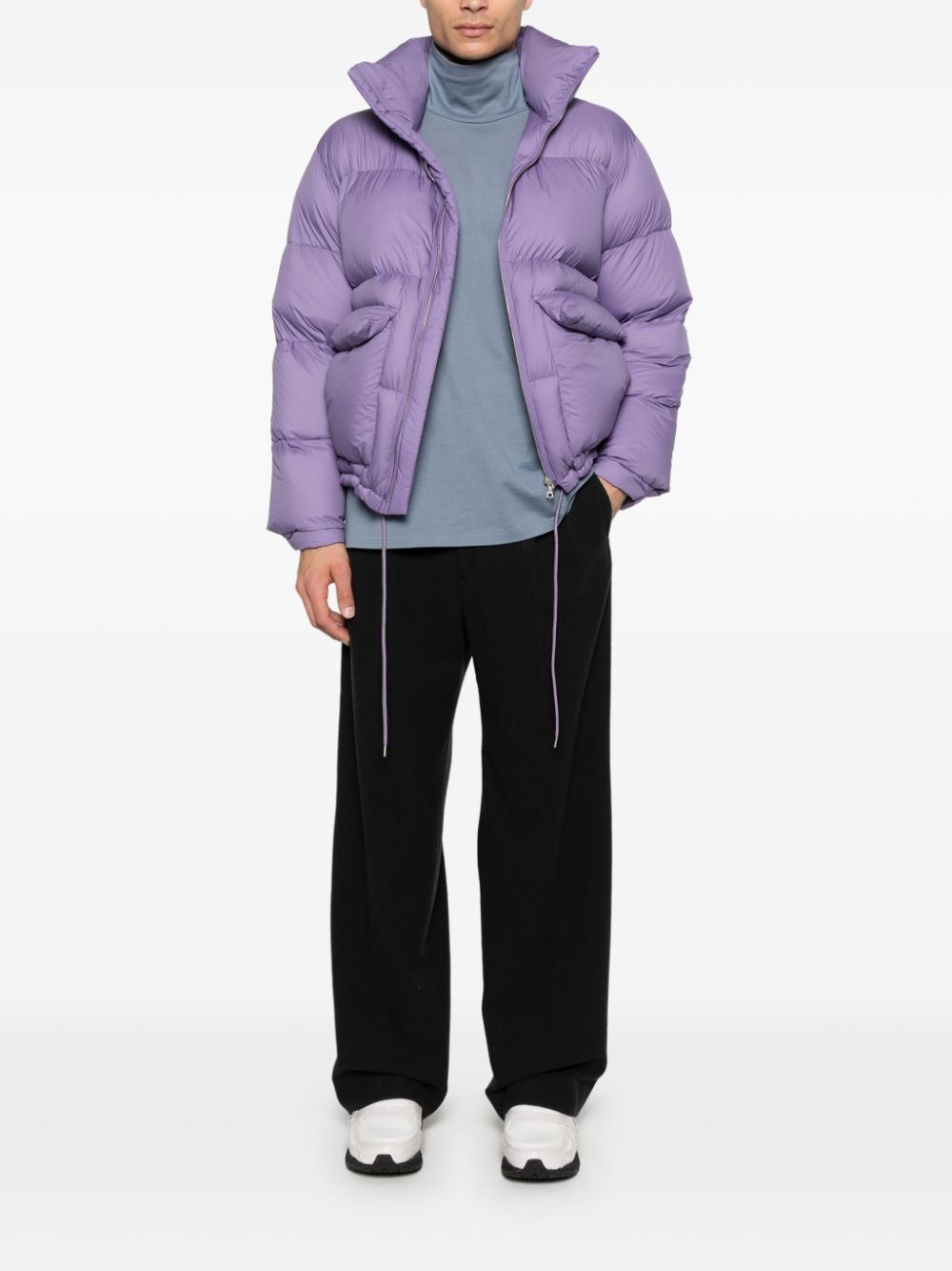wool flannel trousers - 2
