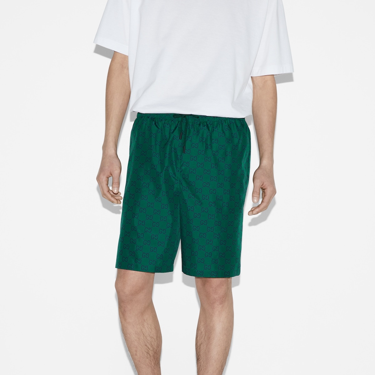 GG print nylon swim short - 3
