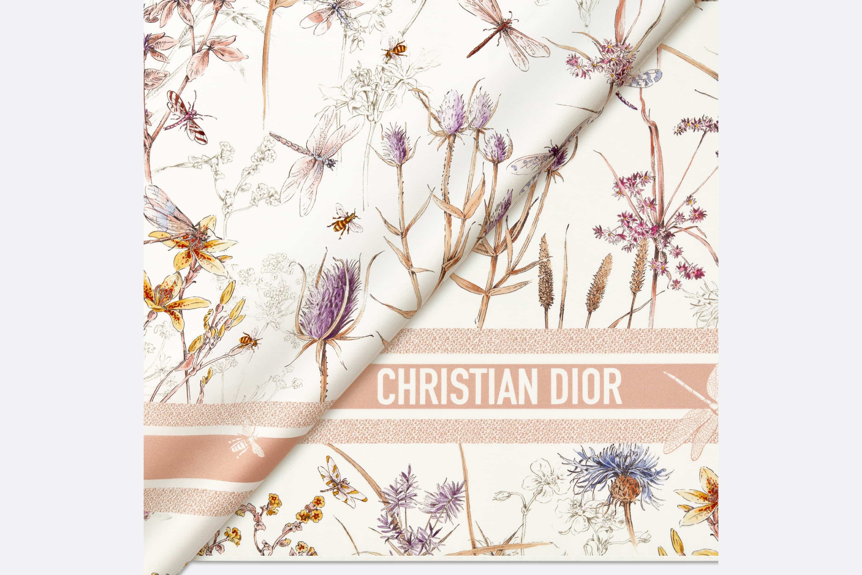 Dior Herbarium 90 Square Scarf - 4