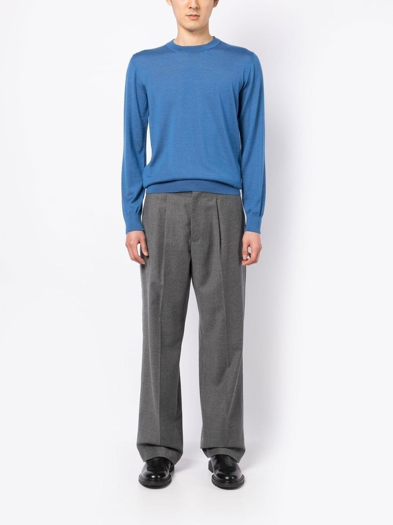 Brioni fine-knit silk-cashmere jumper outlook