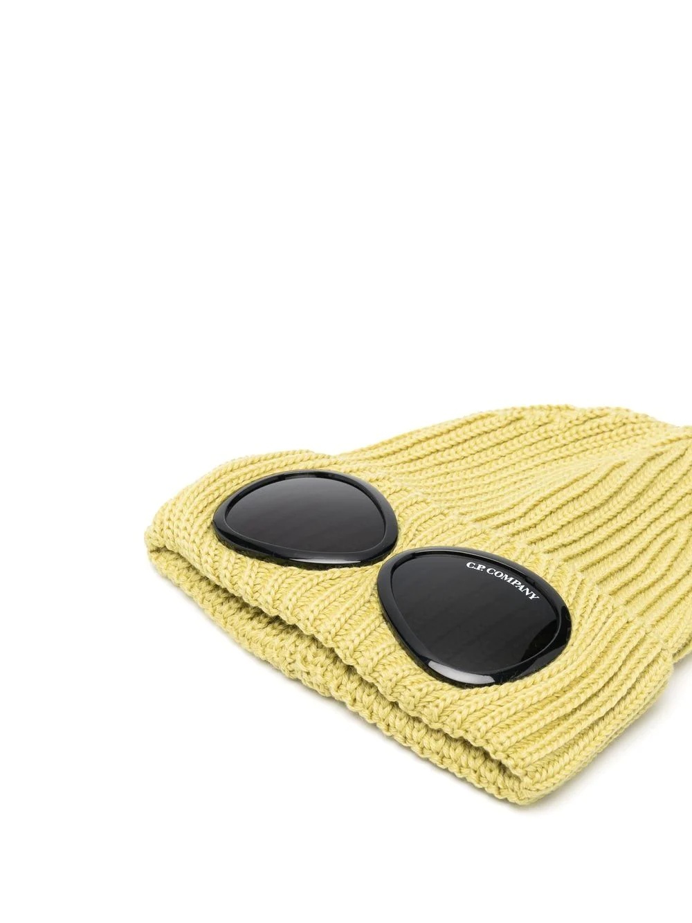 goggle-detail knit beanie - 2